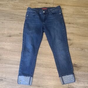 Guess Pearl Cuffed Jeans Slim Fit Stretch. 26